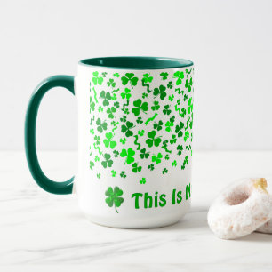 Mug Trèfles à quatre feuilles de jour de chance Person