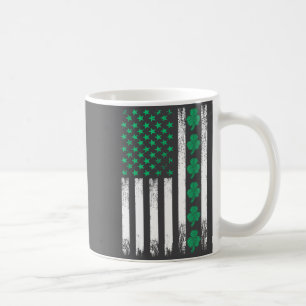 Mug Trèfles Drapeau Américain Irlandais St Patrick Sha