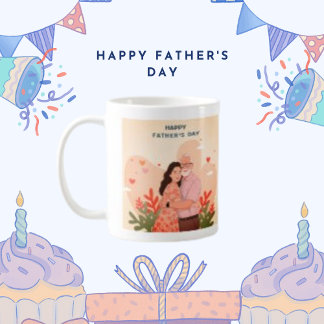 Mug Trending Vintage Père et fille Hug Père du Père