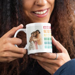 Mug Trendy Best Friends Forever Photo Collage<br><div class="desc">Trendy Best Friends Forever Retro Stripes Photo Collage Mug!</div>