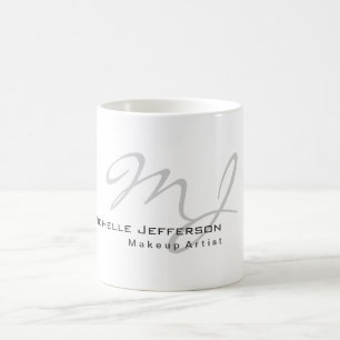 Mug Trendy Calligraphy Cute Ajouter un nom Professionn