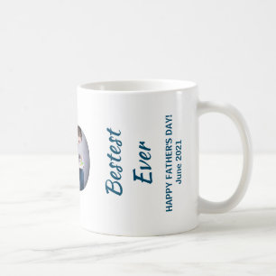 Mug Trendy DAD Transparent Meilleur Papa Jamais 3 Phot