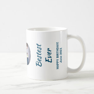 Mug Trendy DAD Transparent Meilleur Papa Jamais 3 Phot