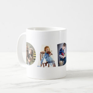 Mug Trendy DAD Transparent Meilleur Papa Jamais 3 Phot