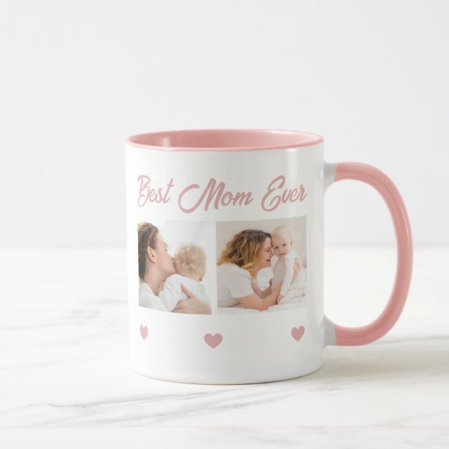Mug Trendy Modern Mother Best Mom Ever Keepsake (Droite)