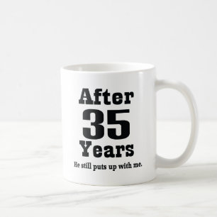Mug trente-cinquième Anniversaire (drôle)