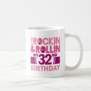 Mug trente-deuxième Idée de cadeau d'anniversaire pour
