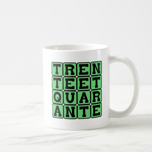 Mug Trente Et Quarante, Jeu De Cartes Français (Droite)