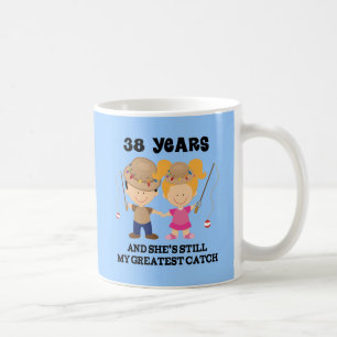Mug trente-huitième Cadeau d'anniversaire de mariage