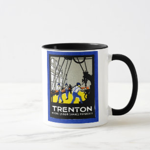 Mug Trenton Vintage New Jersey 1915