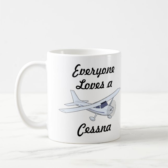 Mug Très Cool Tout le monde aime un Cessna (Gauche)