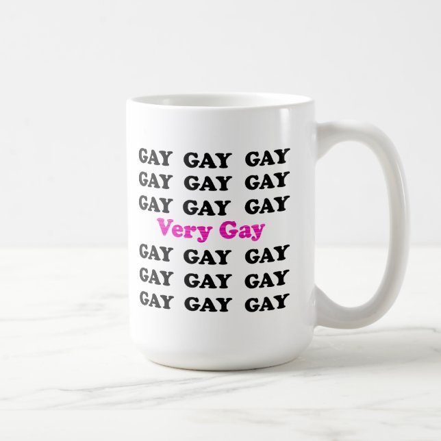 Mug Très gay (Droite)
