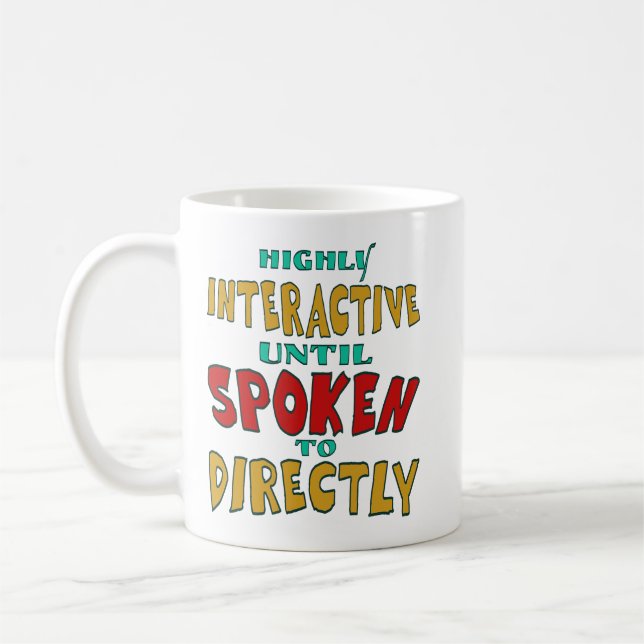 Mug Très interactif jusqu'à être directement interpell (Gauche)