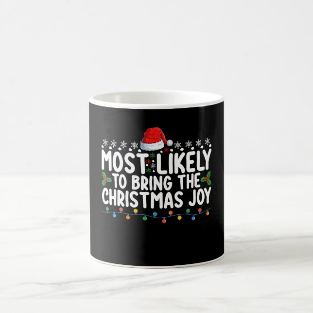 Mug Très Probable D'Apporter Les Fêtes De Noël Joy (Centre)