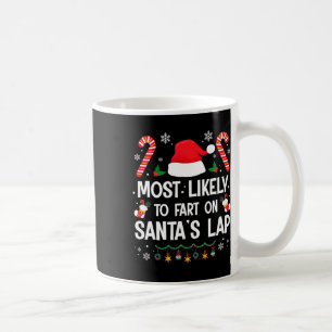 Mug Très Probable De Commencer Sur Père Noël Lap Fun F