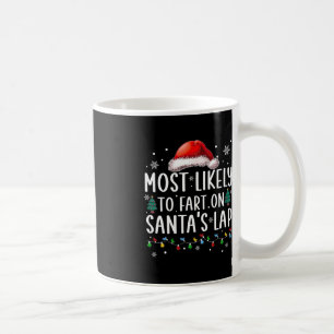 Mug Très Probable De Commencer Sur Père Noël Lap Fun F