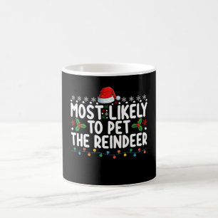 Mug Très Probable De Pet Les Vacances De Noël Reindeer