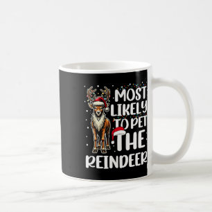 Mug Très Probable De Pet Reindeer Famille Correspondan