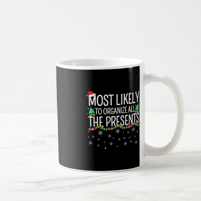Mug Très Probable D'Organiser Tous Les Présents Famill (Droite)