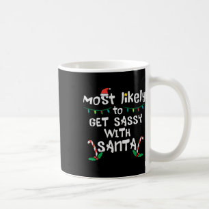 Mug Très Probablement Sy Avec Père Noël Noël Noël Noël