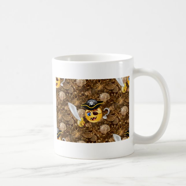Mug trésor pirate emoji (Droite)
