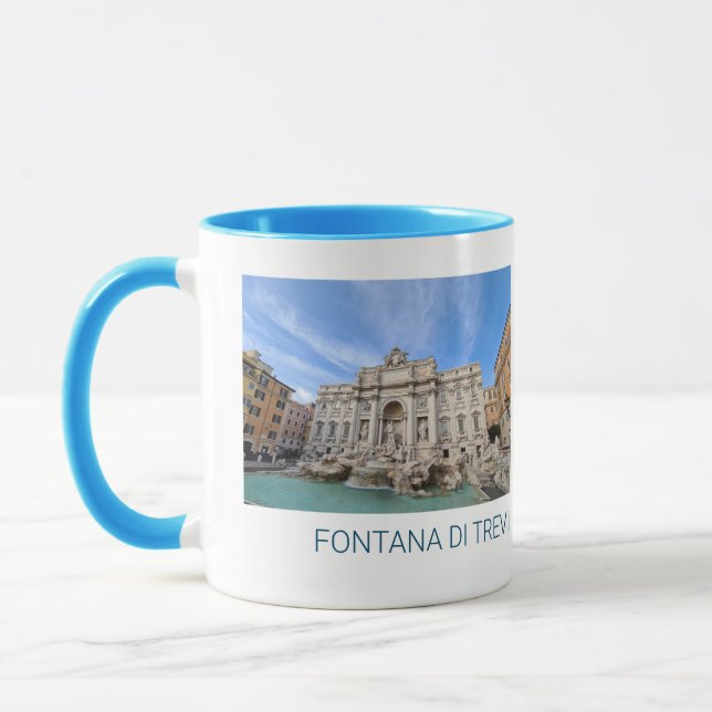 Mug Trevi Fontaine Rome Italie Vacances Panorama (Gauche)