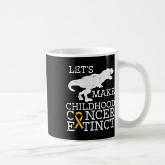 Mug Trex Cancer de l'enfant Dinosaure de sensibilisati