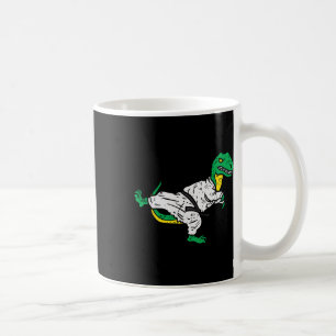Mug Trex Karate Taekwondo Black Belt Funny Dinosaur Ma