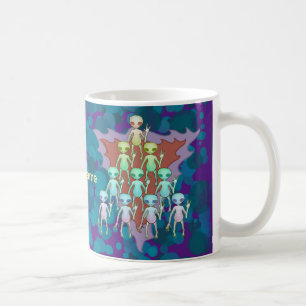Mug Triangle Alien violet