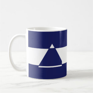 Mug Triangle bleu et blanc