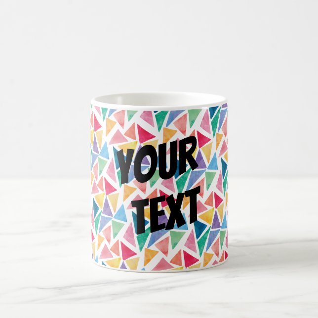 Mug Triangle coloré moderne (Centre)