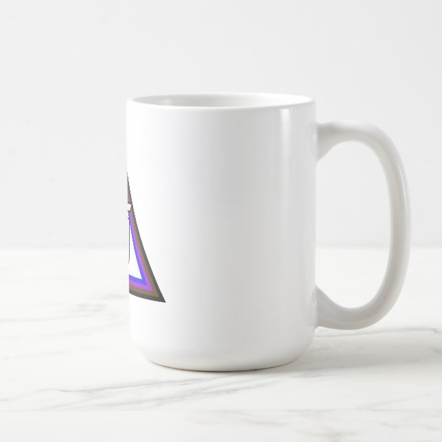 Mug Triangle de Jiu Jitsu BJJ de Brésilien de progrès (Droite)
