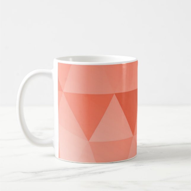 Mug Triangles Abstrait Motif sans soudure - Version ro (Gauche)