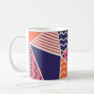 Mug Triangles Abstraits : Arrière - plan géométrique V