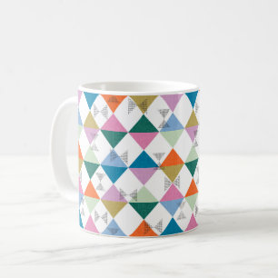 Mug Triangles colorés des années 80