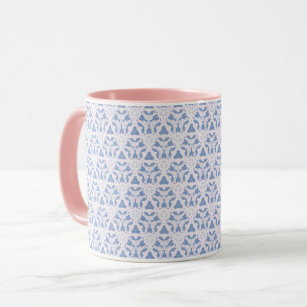 Mug Triangles décoratifs Bleu Blanc