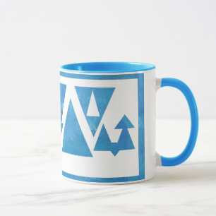 Mug Triangles et flèches tendus