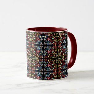 Mug Triangles Géométriques Folie Extraterrestre Antiqu