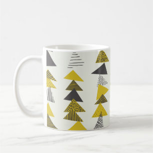 Mug Triangles Rétro : Motif Varié sans joint.