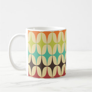 Mug Triangles rétro : retour arrière Motif géométrique