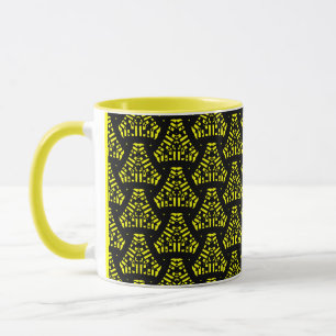 Mug Triangles Starship - Jaune