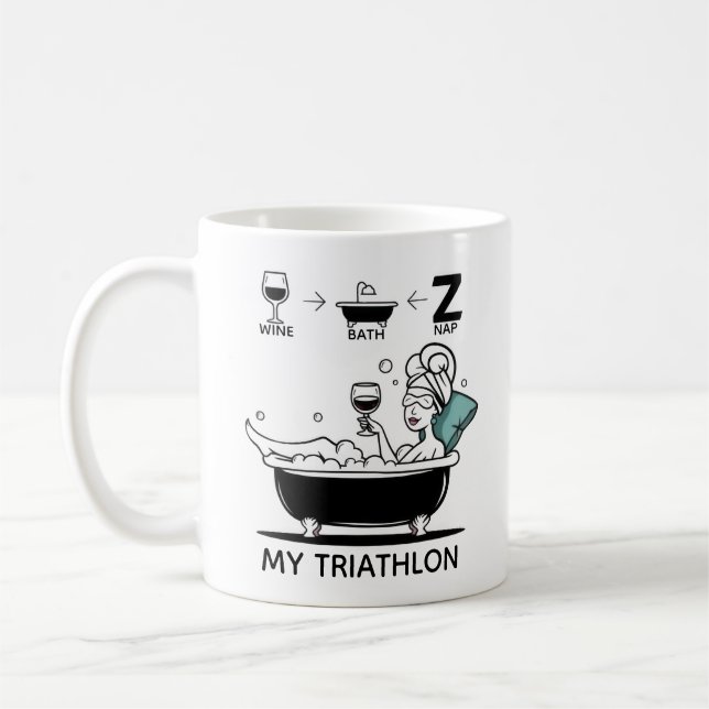 Mug Triathlon féminin (Gauche)