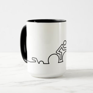 Mug Triathlon. Natation, cyclisme et course.