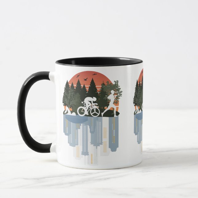 Mug Triathlon, nature merveilleuse (Gauche)