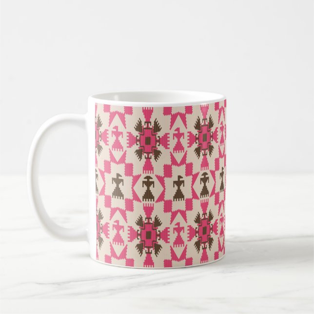 Mug Tribal aztec abstract seamless pattern (Gauche)