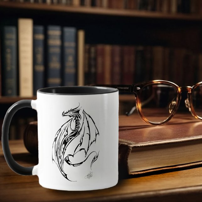 Mug Tribal du dragon (Créateur téléchargé)