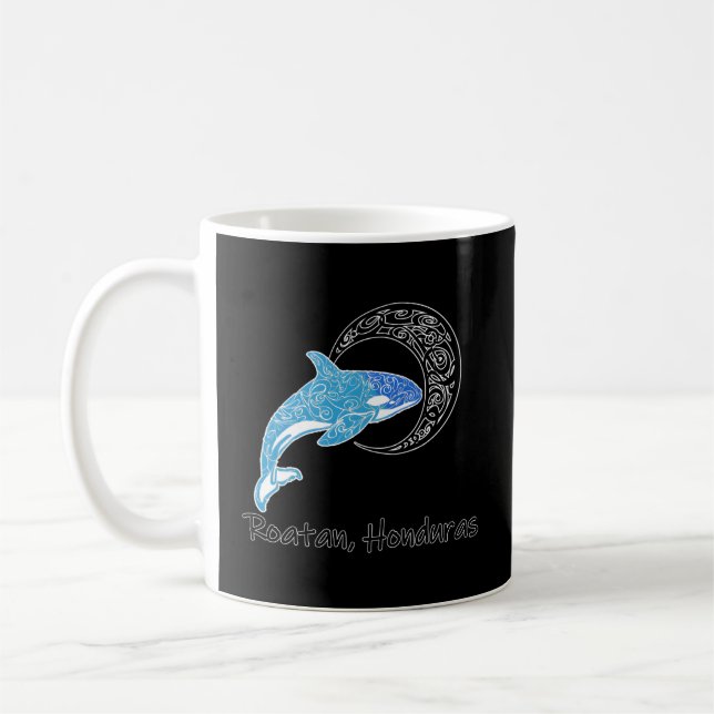 Mug Tribal Orca Roatan Honduras (Gauche)