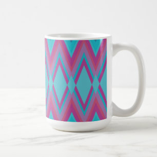 Mug Tribal pourpre et Aqua