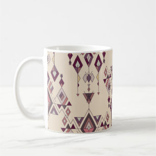 Mug Tribal Vintage Ethnique Sans Seamless Aztec