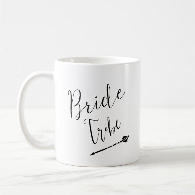 Mug Tribe de mariées avec un nom personnalisé (Gauche)